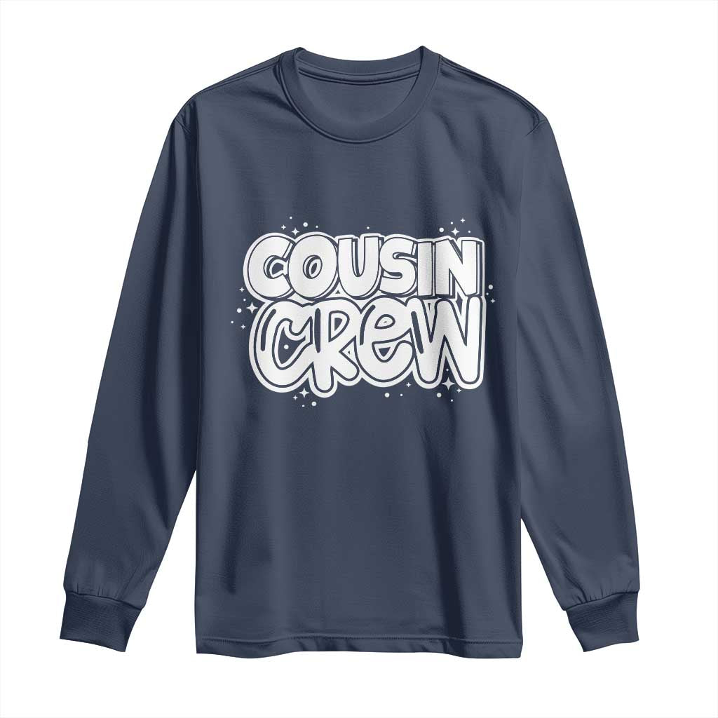 Cousin Crew Long Sleeve Shirt Cute Matching Cousins Summer Beach Vacation - Wonder Print Shop