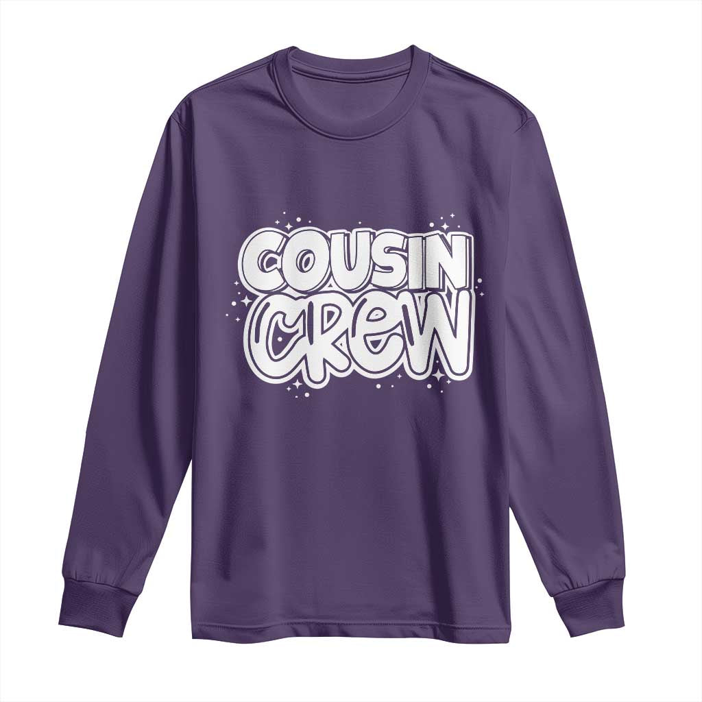 Cousin Crew Long Sleeve Shirt Cute Matching Cousins Summer Beach Vacation - Wonder Print Shop