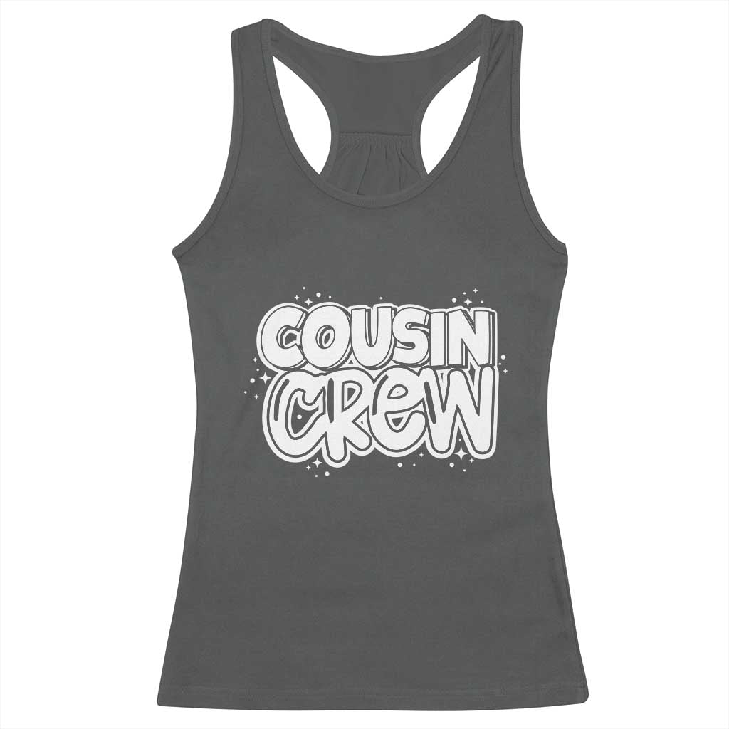 Cousin Crew Racerback Tank Top Cute Matching Cousins Summer Beach Vacation - Wonder Print Shop