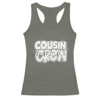 Cousin Crew Racerback Tank Top Cute Matching Cousins Summer Beach Vacation - Wonder Print Shop