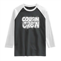 Cousin Crew Raglan Shirt Cute Matching Cousins Summer Beach Vacation - Wonder Print Shop