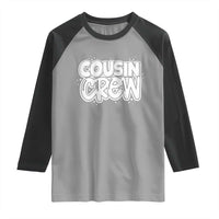 Cousin Crew Raglan Shirt Cute Matching Cousins Summer Beach Vacation - Wonder Print Shop
