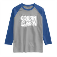 Cousin Crew Raglan Shirt Cute Matching Cousins Summer Beach Vacation - Wonder Print Shop