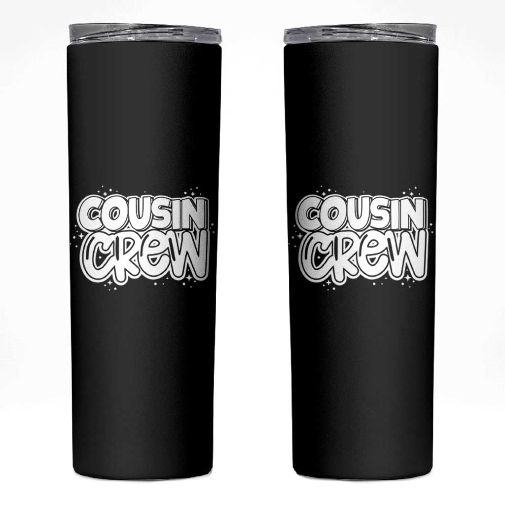Cousin Crew Skinny Tumbler Cute Matching Cousins Summer Beach Vacation - Wonder Print Shop