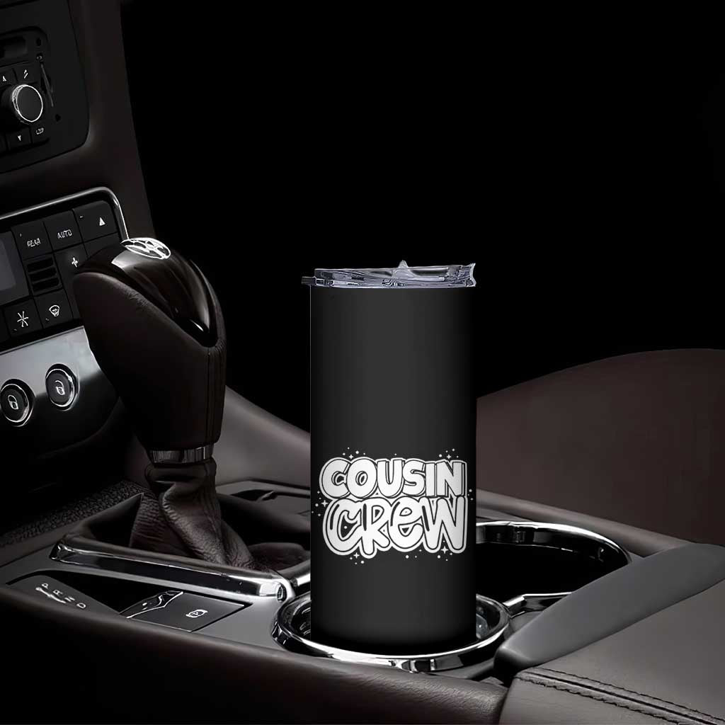 Cousin Crew Skinny Tumbler Cute Matching Cousins Summer Beach Vacation - Wonder Print Shop