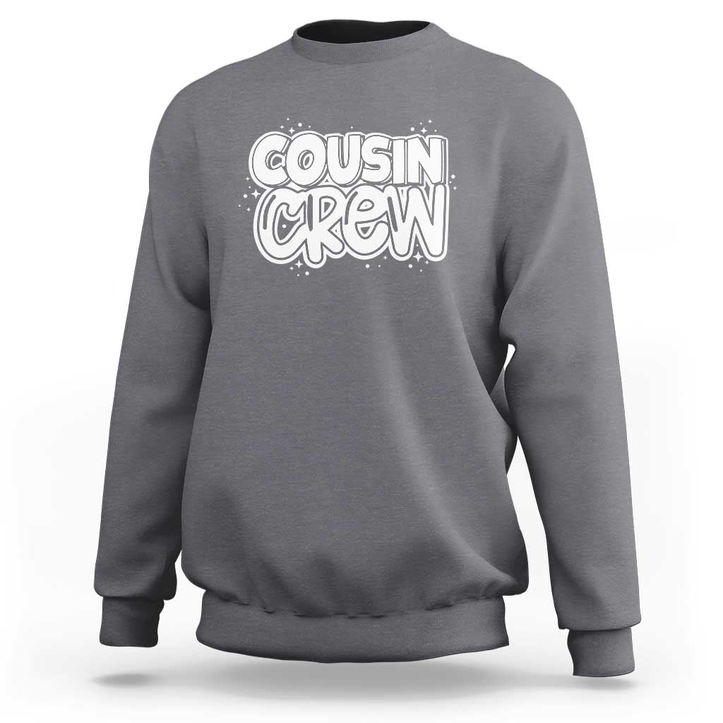 Cousin Crew Sweatshirt Cute Matching Cousins Summer Beach Vacation - Wonder Print Shop