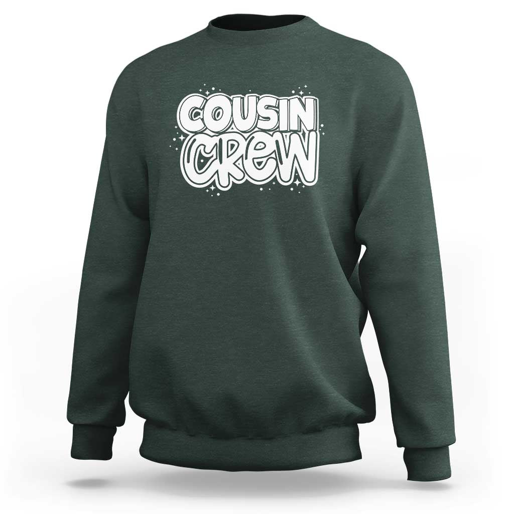Cousin Crew Sweatshirt Cute Matching Cousins Summer Beach Vacation - Wonder Print Shop