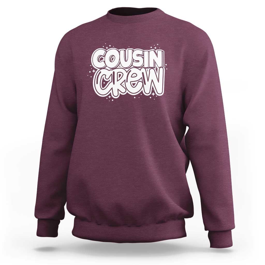 Cousin Crew Sweatshirt Cute Matching Cousins Summer Beach Vacation - Wonder Print Shop