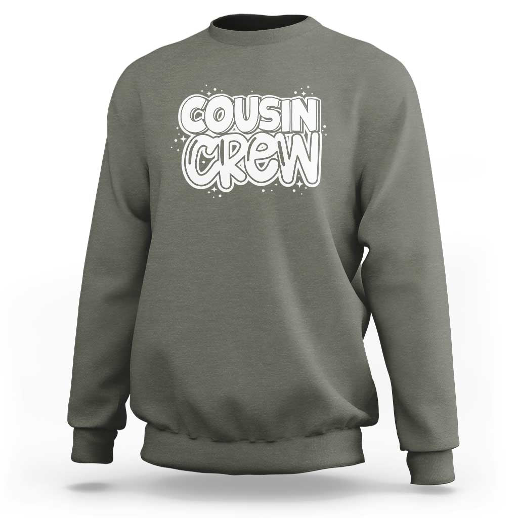 Cousin Crew Sweatshirt Cute Matching Cousins Summer Beach Vacation - Wonder Print Shop