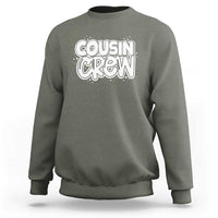 Cousin Crew Sweatshirt Cute Matching Cousins Summer Beach Vacation - Wonder Print Shop
