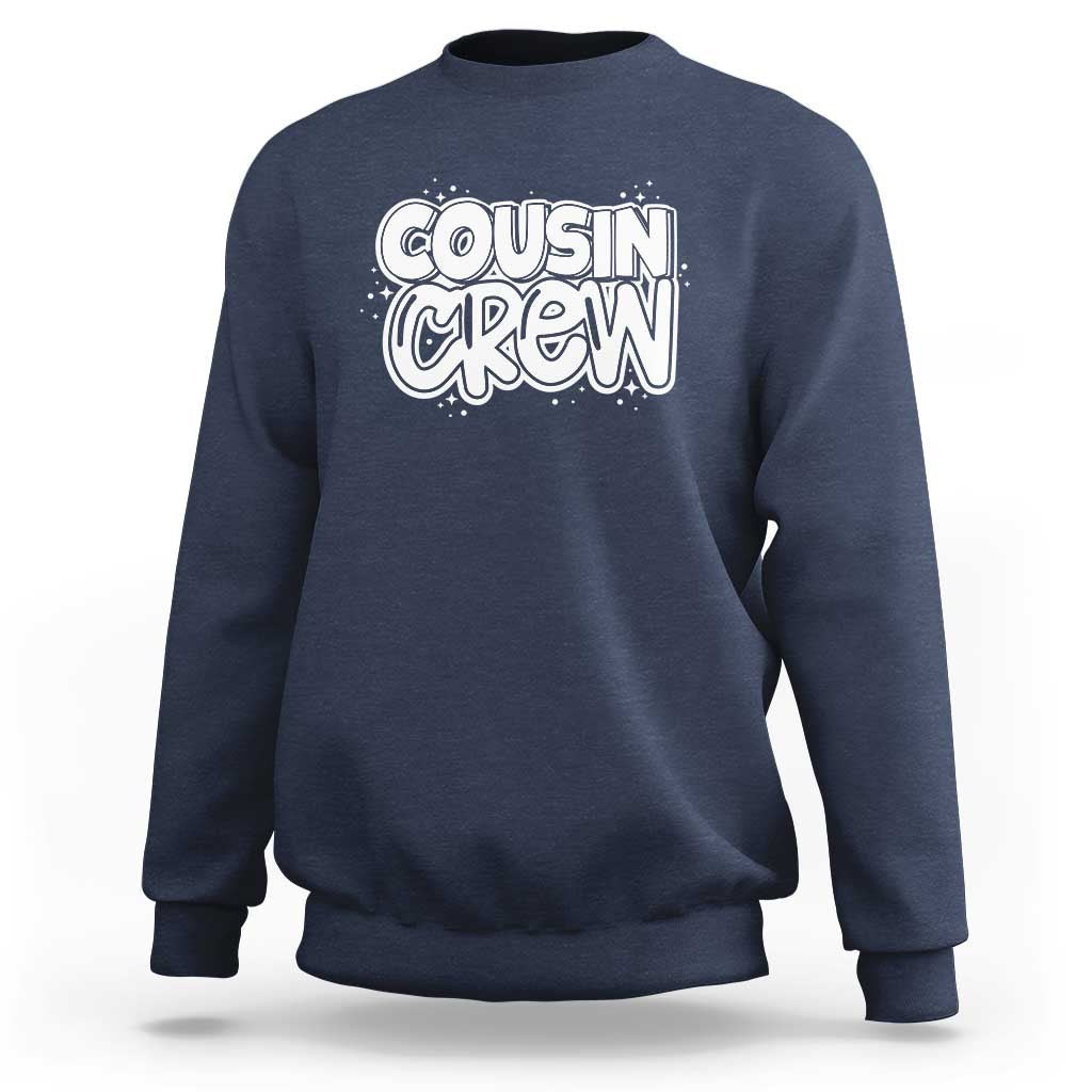 Cousin Crew Sweatshirt Cute Matching Cousins Summer Beach Vacation - Wonder Print Shop