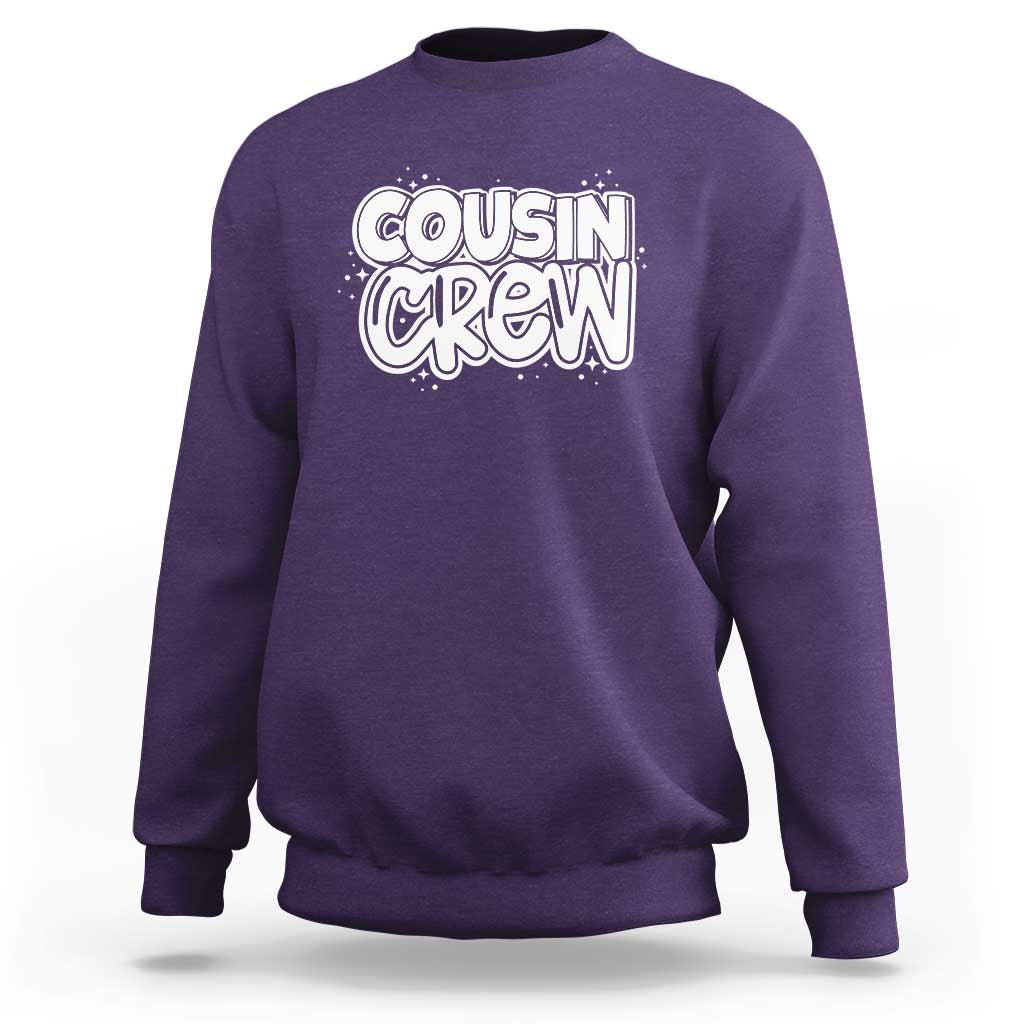 Cousin Crew Sweatshirt Cute Matching Cousins Summer Beach Vacation - Wonder Print Shop