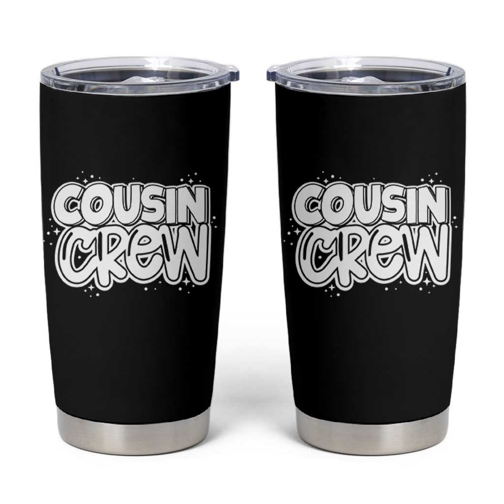 Cousin Crew Tumbler Cup Cute Matching Cousins Summer Beach Vacation - Wonder Print Shop