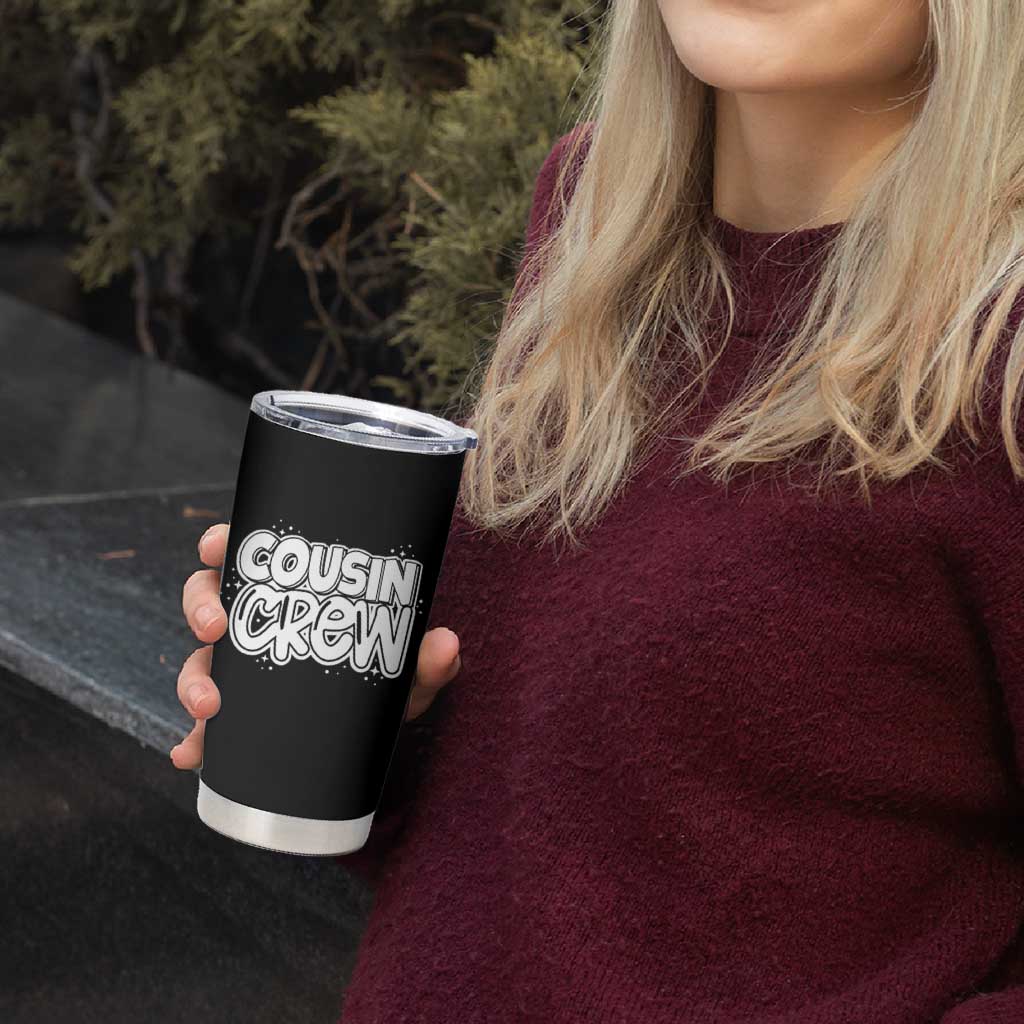 Cousin Crew Tumbler Cup Cute Matching Cousins Summer Beach Vacation - Wonder Print Shop