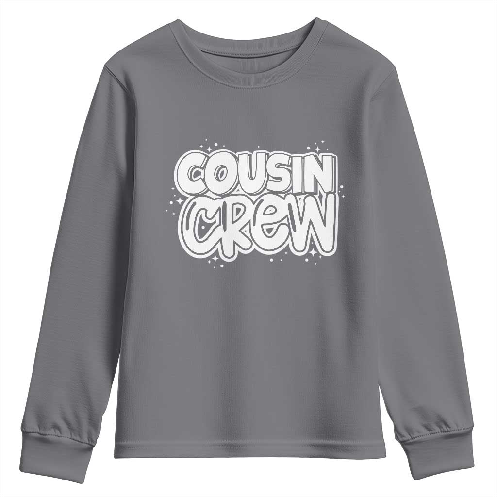 Cousin Crew Youth Sweatshirt Cute Matching Cousins Summer Beach Vacation - Wonder Print Shop