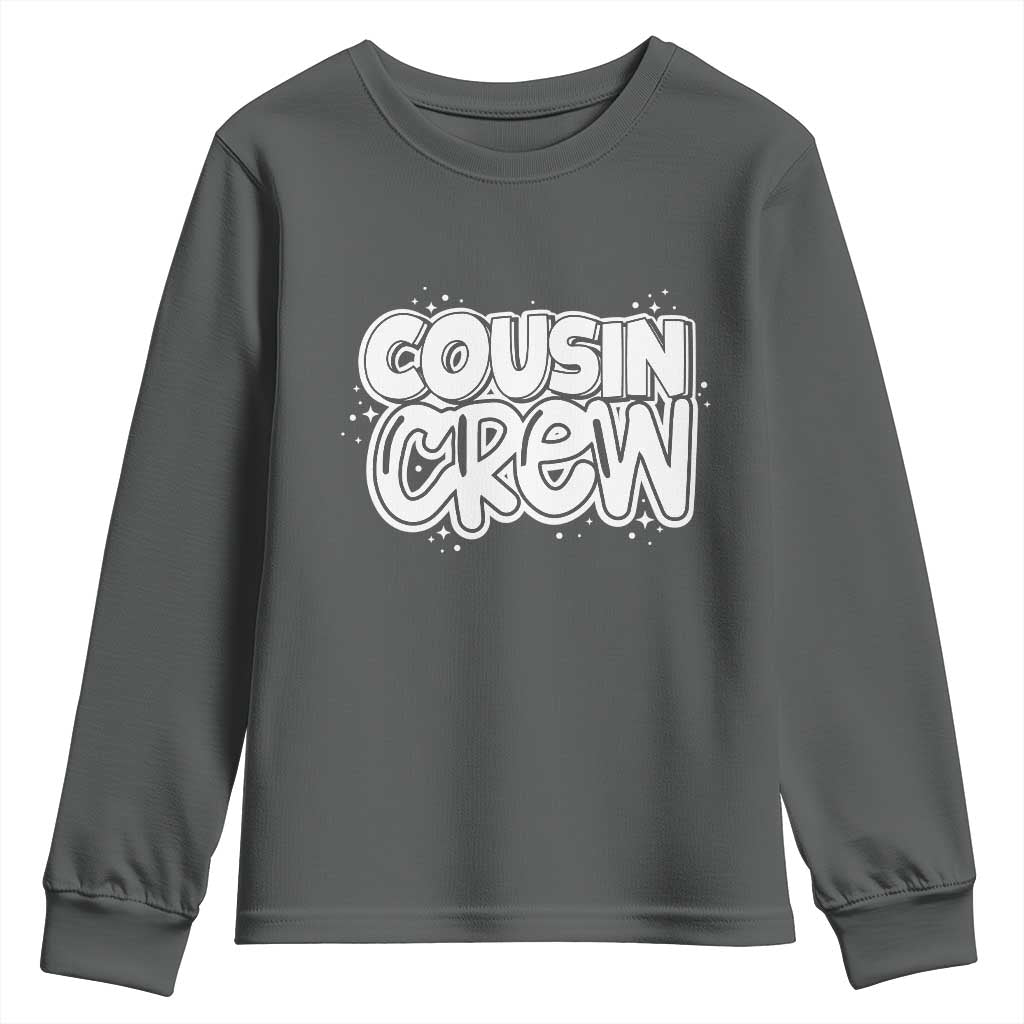 Cousin Crew Youth Sweatshirt Cute Matching Cousins Summer Beach Vacation - Wonder Print Shop