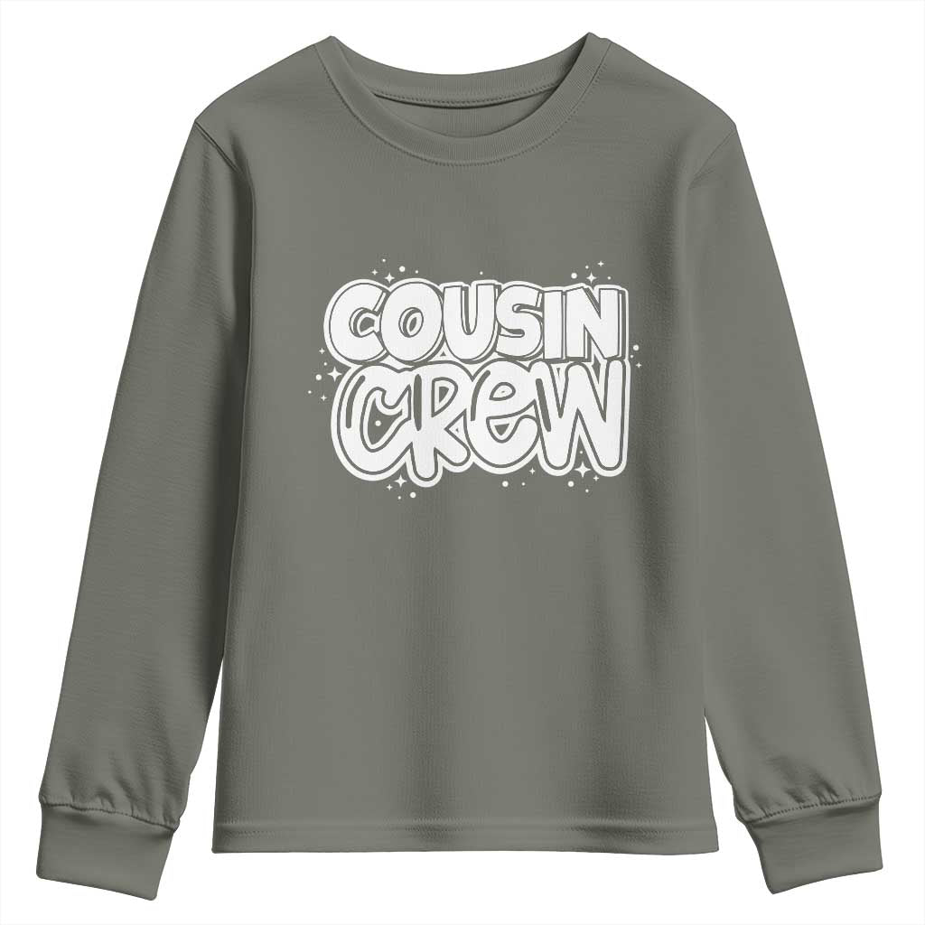 Cousin Crew Youth Sweatshirt Cute Matching Cousins Summer Beach Vacation - Wonder Print Shop
