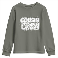 Cousin Crew Youth Sweatshirt Cute Matching Cousins Summer Beach Vacation - Wonder Print Shop