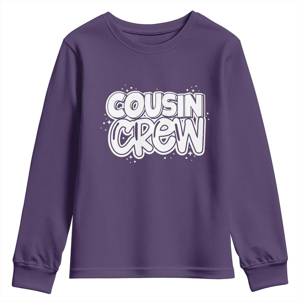 Cousin Crew Youth Sweatshirt Cute Matching Cousins Summer Beach Vacation - Wonder Print Shop