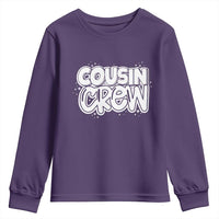 Cousin Crew Youth Sweatshirt Cute Matching Cousins Summer Beach Vacation - Wonder Print Shop