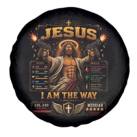 Jesus I Am the Way Character Stats RPG Books Spare Tire Cover