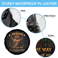 Jesus I Am the Way Character Stats RPG Books Spare Tire Cover