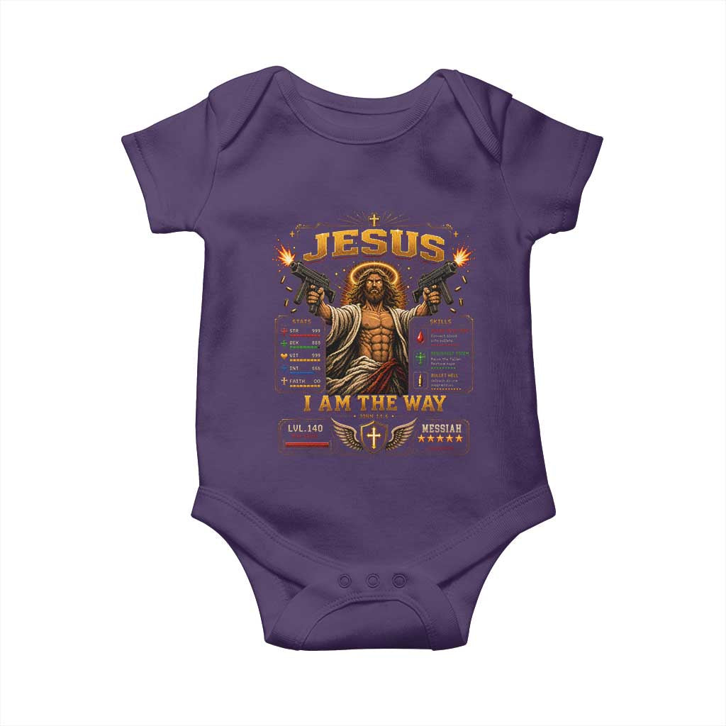 Jesus I Am the Way Character Stats RPG Books Baby Onesie