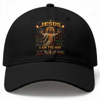 Jesus I Am the Way Character Stats RPG Books Baseball Cap