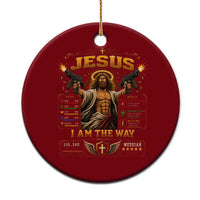 Jesus I Am the Way Character Stats RPG Books Ceramic Ornament