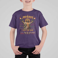 Jesus I Am the Way Character Stats RPG Books T Shirt For Kid