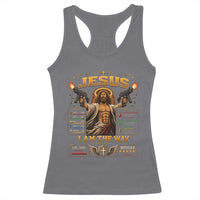 Jesus I Am the Way Character Stats RPG Books Racerback Tank Top
