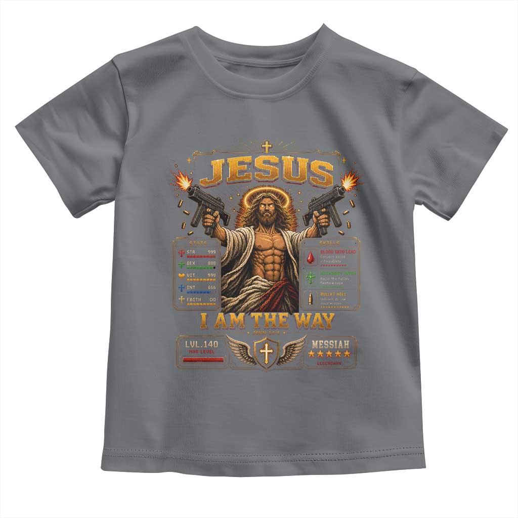 Jesus I Am the Way Character Stats RPG Books Toddler T Shirt