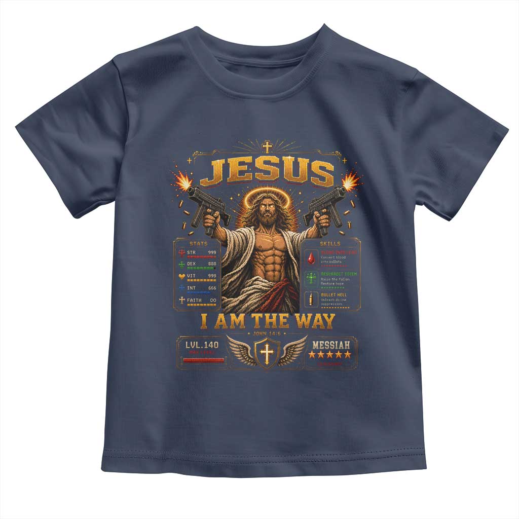 Jesus I Am the Way Character Stats RPG Books Toddler T Shirt