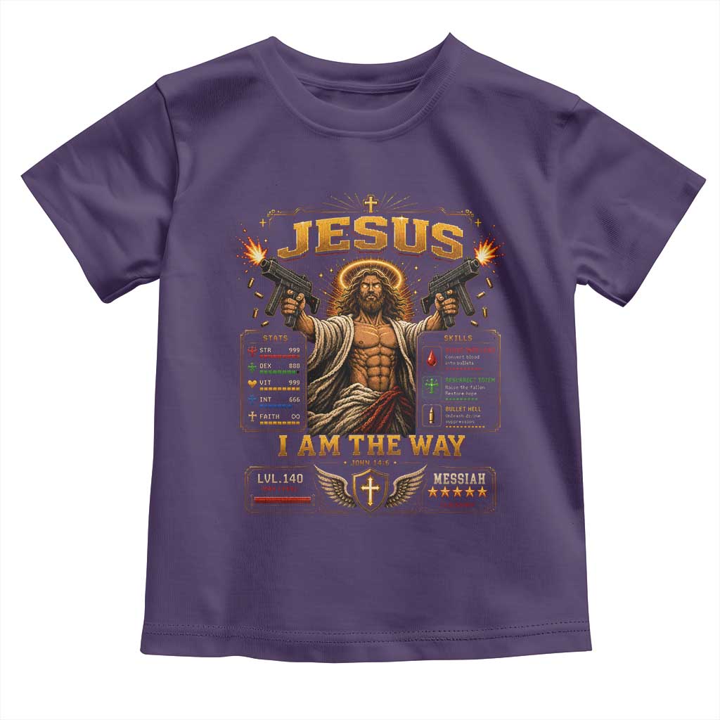 Jesus I Am the Way Character Stats RPG Books Toddler T Shirt