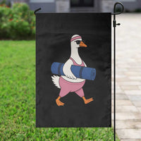 Yoga Goose Carrying Mat Garden Flag Funny Yogi Workout Fitness Graphic
