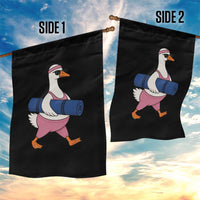 Yoga Goose Carrying Mat Garden Flag Funny Yogi Workout Fitness Graphic