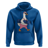 Yoga Goose Carrying Mat Hoodie Funny Yogi Workout Fitness Graphic