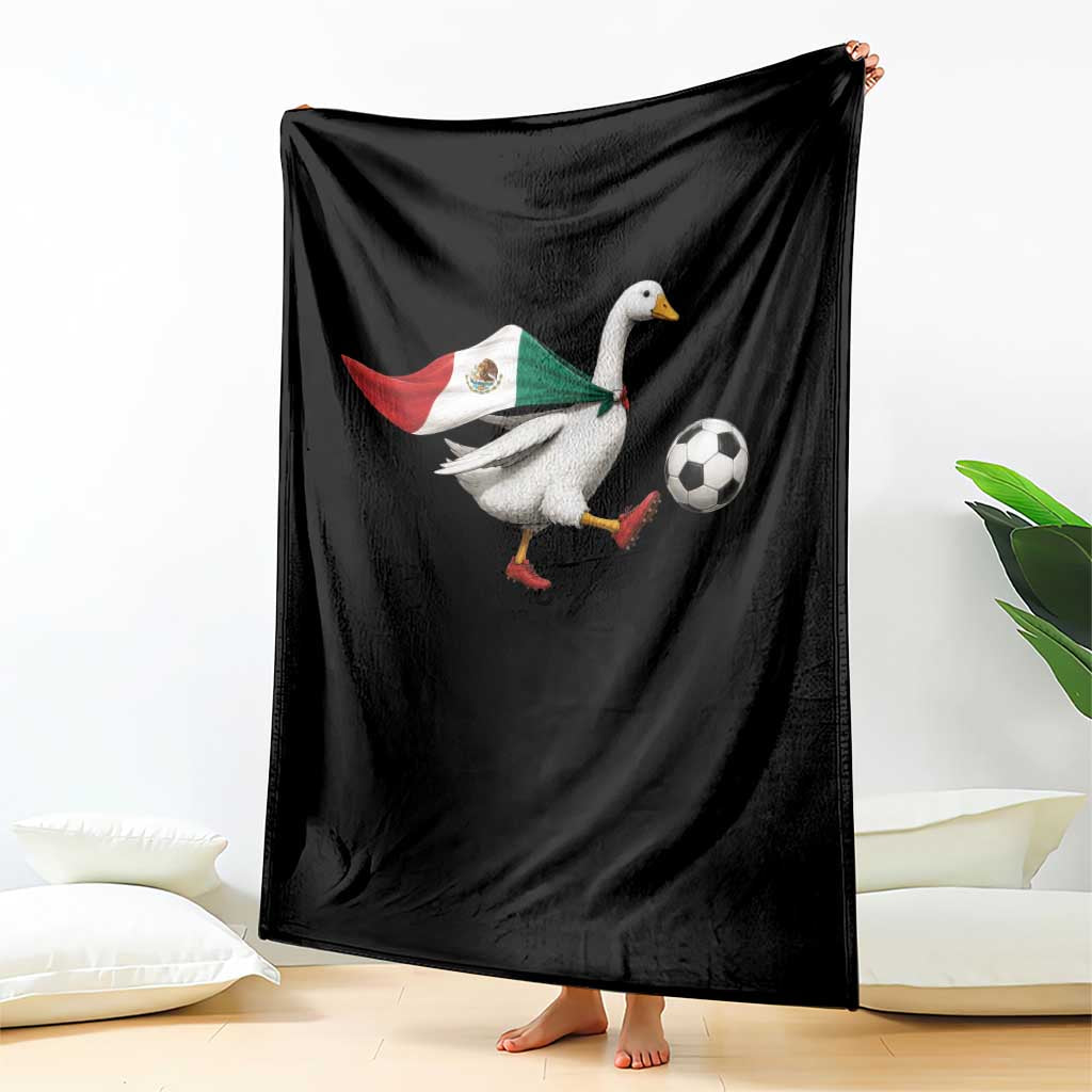 Mexico Soccer Goose Throw Blanket Mexico Futbol Fan