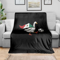 Mexico Soccer Goose Throw Blanket Mexico Futbol Fan