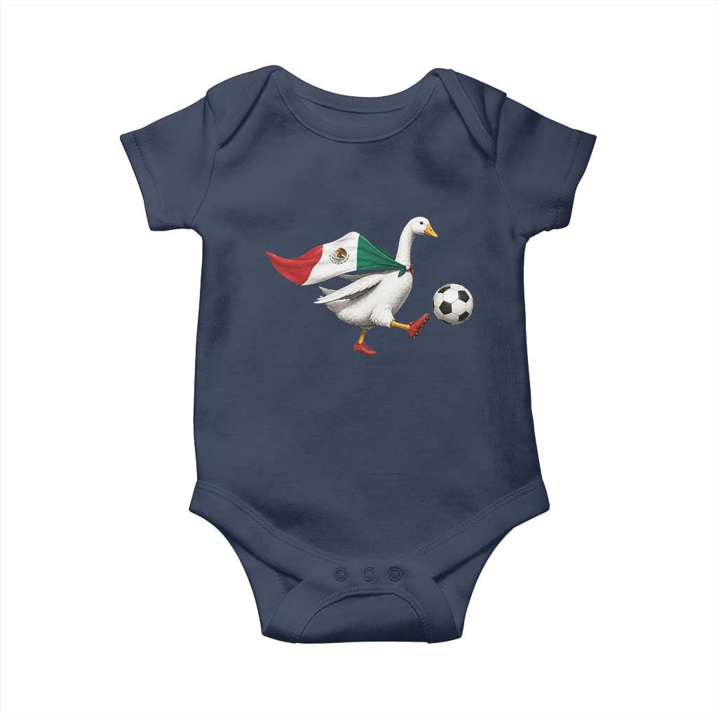 Mexico Soccer Goose Baby Onesie Mexico Futbol Fan