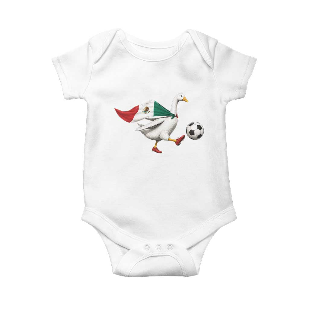 Mexico Soccer Goose Baby Onesie Mexico Futbol Fan