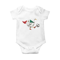 Mexico Soccer Goose Baby Onesie Mexico Futbol Fan