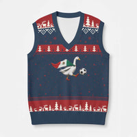 Mexico Soccer Goose V-Neck Knit Sweater Vest Mexico Futbol Fan
