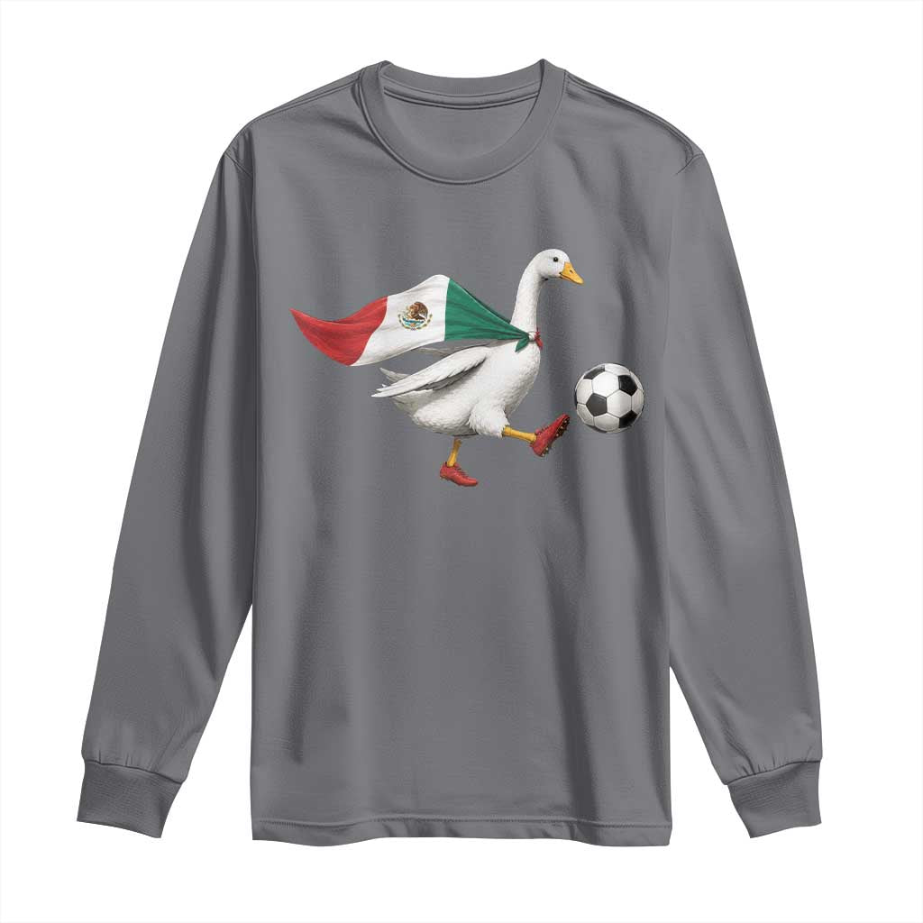 Mexico Soccer Goose Long Sleeve Shirt Mexico Futbol Fan