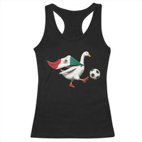 Mexico Soccer Goose Racerback Tank Top Mexico Futbol Fan