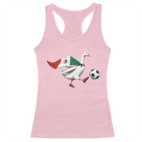 Mexico Soccer Goose Racerback Tank Top Mexico Futbol Fan