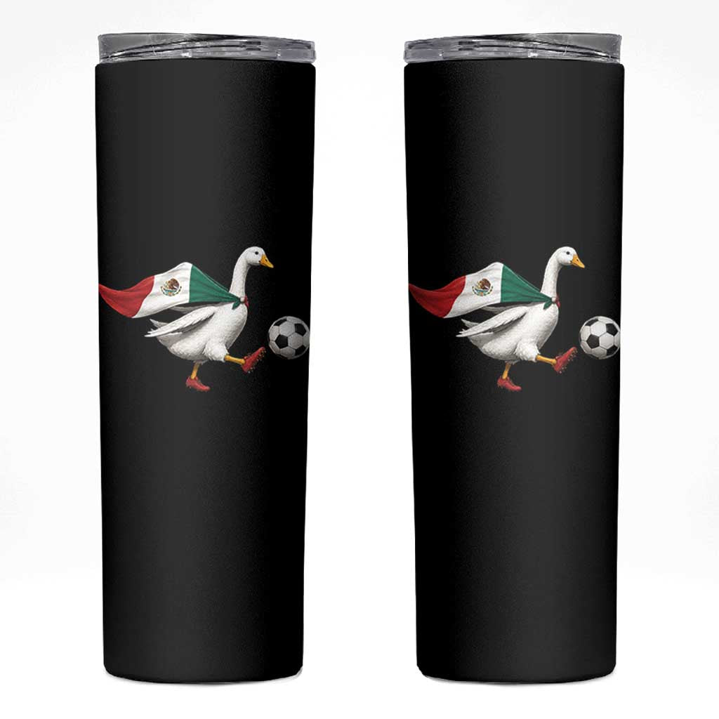 Mexico Soccer Goose Skinny Tumbler Mexico Futbol Fan