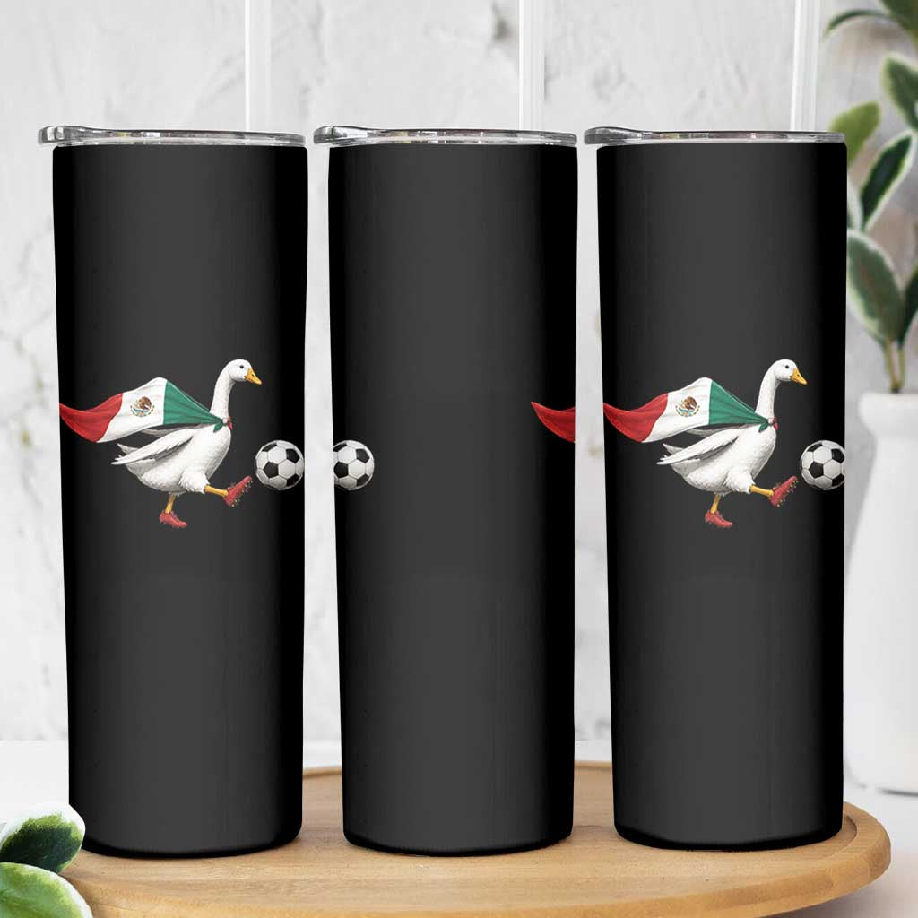 Mexico Soccer Goose Skinny Tumbler Mexico Futbol Fan