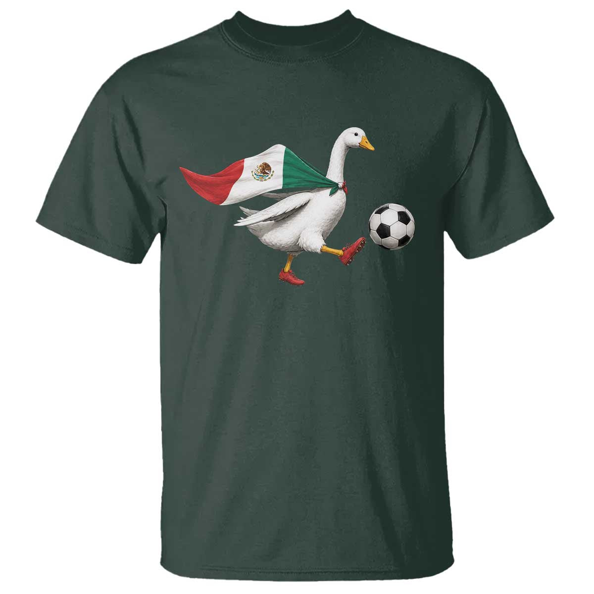 Mexico Soccer Goose T Shirt Mexico Futbol Fan