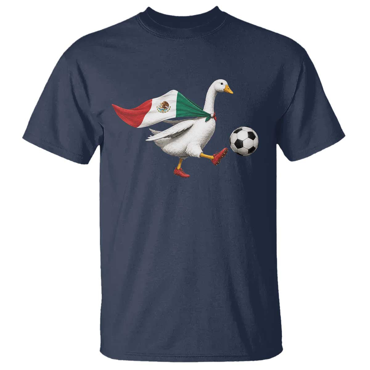 Mexico Soccer Goose T Shirt Mexico Futbol Fan